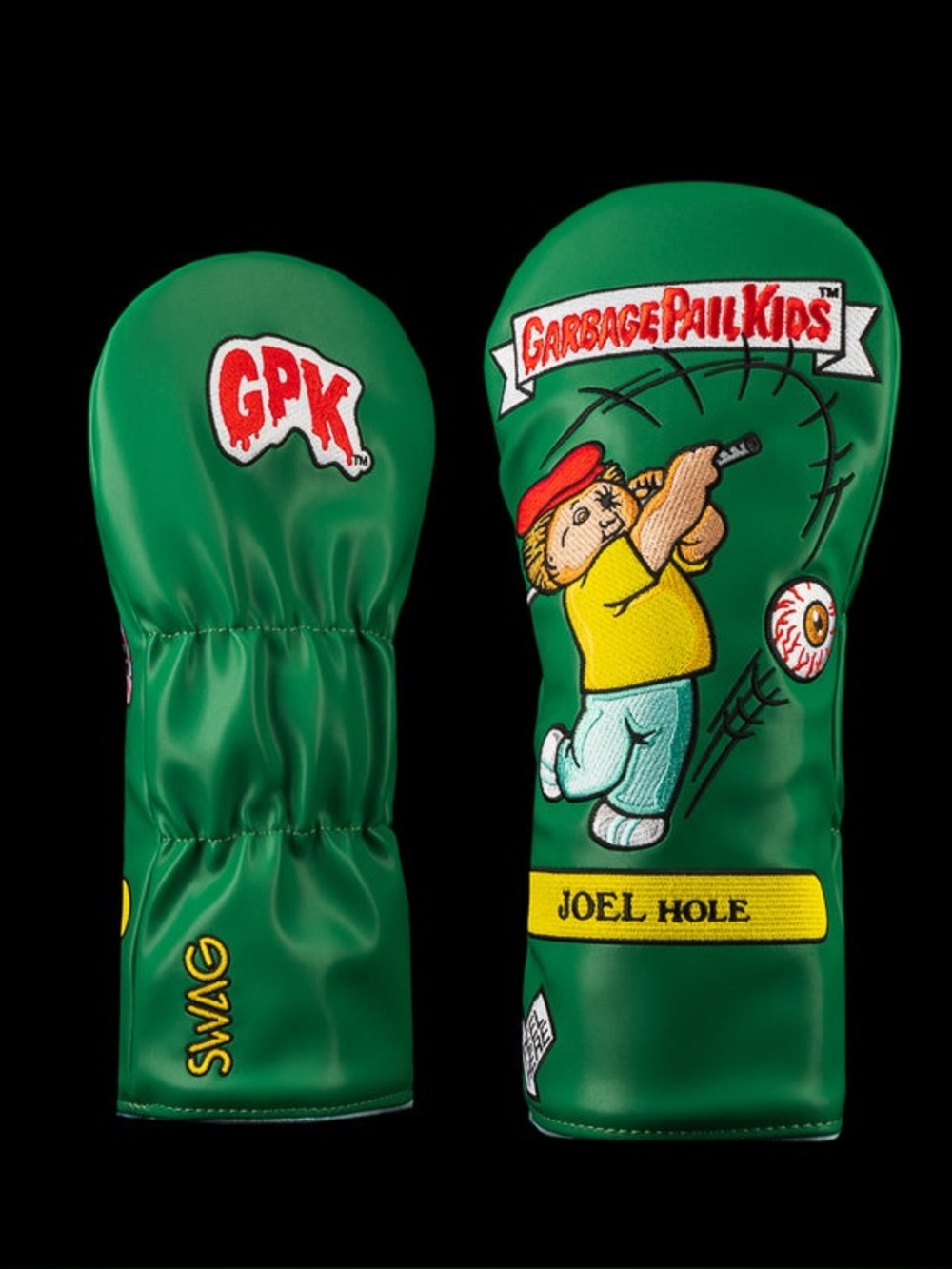 Garbage Pail Kids Joel Hole Green Golf Driver Headcover Sealed New 2025 Topps